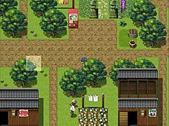 Tanned Natsuki in Hentai Game Ep 35 Pees and Soaks Pussy