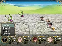 Forming a group with three hot virgin girls, big-breasted adventurer in cuckold harem rpg, part 1