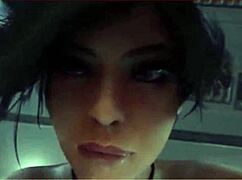 Hard 3D animation banging her strong