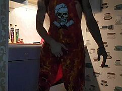 Jasper Cooking in the Kitchen