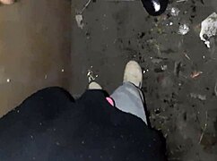 Stranger Village Girls Slam Hard with Dirty Talk in Barn After Walk