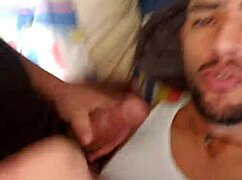 Latino Gays Lick Ass and Go Bareback with Thick Cum in Mouth.