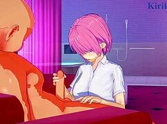 Ichika and Nino Nakano's intense encounter with the old man in Quintessential Quintuplets Hentai