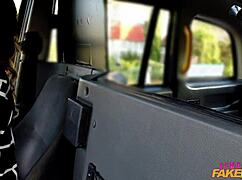 fat cock stretches tight pussy in a steamy uk taxi ride.