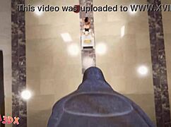 futa3dx hot futa babes with big dicks bang hard in museum