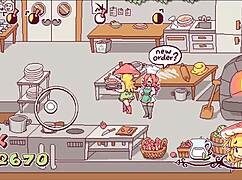 Cheffe Takes HUGE Futa Cock in Wild Hentai Game