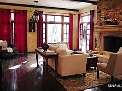 Feeling the passion from tarot to intense pussy fucking with Lexi Lore and Quinton James