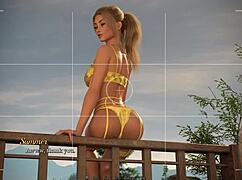 Beautiful Blonde Gives Outdoor Footjob In Dreamland Episode 16 Anime Hentai