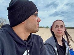 Creampie Surprise After Beach Date