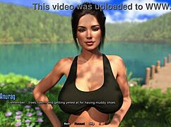 Man, my crazy step sister swam naked in the forest... got caught in 3d hentai!