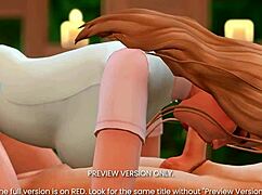 Personal Swing of seduction in 3D hentai preview