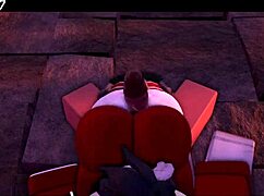 Succubus Gives Rough Thighjob In Anime Hentai Cartoon