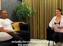 Nympho big dick bangs busty sexologist Daniela Gomez