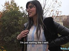 Public Agent Happy Pakistani Woman Meets Stranger for Public Toilet Fun.