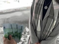 public agent got a girl from the station for casting on a train 😜