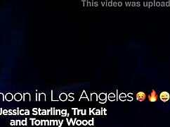 Jessica, Tru, Kait threesome in LA