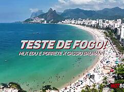 Fodendo O Safado Junto Do Meu Melhor Amigo With Double Penetration And Big Cock