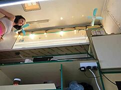 crazy girl gets fucked at work for extra cash