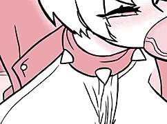 Perfect paizuri boob job in 2d hentai porn with sound