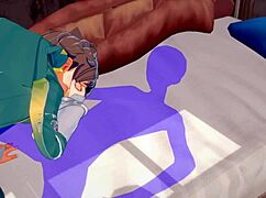 konosuba yaoi shows kazuma sucking with cum dripping in hot anime