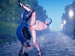 Cute anime girl dances seductively before getting fucked hard in part 2