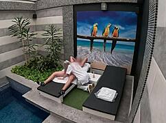 I Call The Room Service Girl From Private Suite For A Blowjob Until I Finish