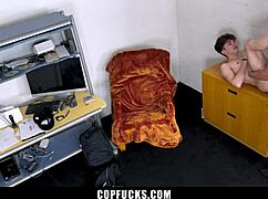 The brat boy with attitude punished by gay mall officer