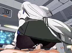 3D Animation Deep Space Eye Gengchen Female Riding Clothes Set