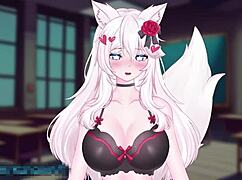 Naughty Catgirl KanakoVT Wearing Vibrator in Public, What a Wild ERP Show!