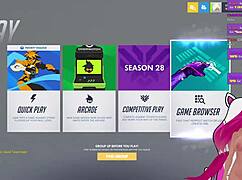 Lewdneko Spanked in Overwatch