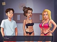 Summertime Saga 248 bent over for wild doggystyle!