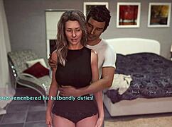 A Wife and Stepmother in Erotic 3D Cartoon Action