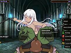 in this hentai game, the dryad spirit gets impregnated through perverted play