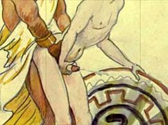 复古色情插图以微妙复古魅力挑逗