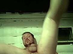 Rough Russian Amateur Fists Big Ass in Homemade Anal Action with Smartphone Twist