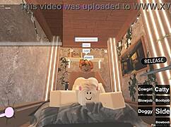 Cute girl rides monster black cock doggystyle