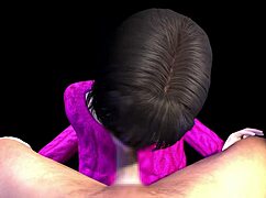 in this 3d anime, the big sister BLOWS everyone