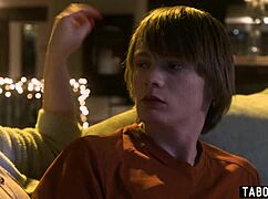 Stepmom milf Spencer Scott gives stepson taboo love with big tits