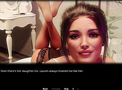 first time with stepmom and stepsisters in wild hentai game