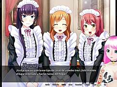 Umm, Otoko Orgy at Maid Boy Manor Was Wild in Gameplay Español!