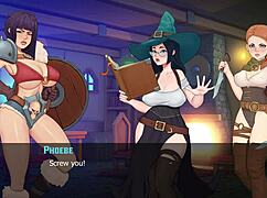 Otakus rage porn game part1, wake up to those big tits!