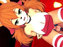 Dressed Hot In Bikini Cosplay Costume On Hotel Bed Uncensored 3D Cartoon