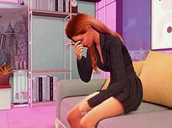 velvet touch 3d hentai: naughty massage turns into groping and sex