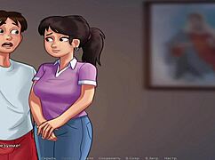 Summertime Saga: BDSM Scene Where You're Tied Up Episode 2 17