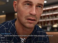 Submissive with big natural tits gets fucked and cumshot in project atmosphere gameplay