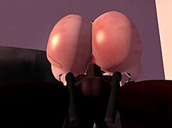 Black Man Fucks Redhead White Woman on Couch