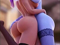 哟，对着手机上的3D扶她妹手淫