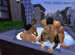 dangerous ties unfold in ep 11 of sims 4 xxx spanish series