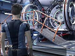 stranded asian milf scientist shows off her space project outfit