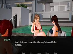 In My New Family Episode 113, The Teen And Milf Get Kinky With Small Tits